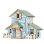 Puzzle 3D Madera Dam Electronics Cabaña en el Bosque 22 Piezas 137 x 91 x 105 mm