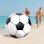 Balón de Fútbol Hinchable Gigante 100 cm PVC Dam Electronics