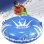 Opblaasbare Ronde Mat Dam Electronics 115 cm met Handgrepen Sneeuw en Water