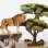 Puzzle 3D Dam Electronics Afrique Sauvage National Geographic 54,4 x 48 x 21,5 cm