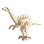 Puzzle 3D in legno Scythosaurus Giurassico Dam Electronics 39 pezzi