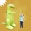 Jouet Gonflable Dinosaur T-Rex Dam Electronics avec Arroseur 180 x 130 cm