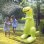 Jouet Gonflable Dinosaur T-Rex Dam Electronics avec Arroseur 180 x 130 cm