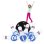 Aufblasbares Bowling-Spiel Dam Electronics Ball und 6 Kegeln