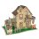 Puzzle 3D Dam Electronics World Style Estilo Clasico Francia Casa Con Jardin