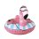 Colchoneta Hinchable Flamenco Dam Electronics Para Nieve y Agua Con Asas 120x130cm