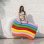 Materassino gonfiabile Nuvola Arcobaleno Dam Electronics 168 x 110 cm