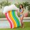 Materassino gonfiabile Nuvola Arcobaleno Dam Electronics 168 x 110 cm