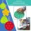 Jouet Sensoriel Mini Bubble Pop It Juguete Sensoriel Desestresant Flor Porte-clé