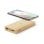 Power Bank Dam Electronics Bambú Qi 5W 10000 mAh Carga Solar 2 USB y 1 Tipo C