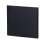 Panel táctil Ajax CenterButton 2G negro para LightCore vertical
