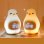 Réveil Dam Electronics Pingouin Lumière Nocturne Réglable 1200 mAh