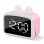 Réveil Dam Electronics LCD Bluetooth Radio FM Thermomètre Lumière Nocturne