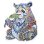 Puzzle en bois Dam Electronics DIY Silhouette Panda A5 multicolore