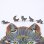Puzzle en bois Dam Electronics Silhouette Loup A3 multicolore