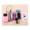 Pulidora de Uñas Dam Electronics 25W 35.000 RPM Recargable 6 Cabezales y 6 Limas