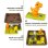 Jeu de société Dam Electronics Défi Dinosaures 60 défis 5 niveaux