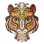 Puzzle en bois Dam Electronics Tigre DIY Silhouette A4