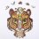 Puzzle en bois Dam Electronics Silhouette Tigre A5