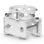 Ubiquiti Wave AP Micro Mount Weiss Mountinghalterung fur bis zu 4 Wave AP Micro/Gen2