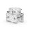 Ubiquiti Wave AP Micro Mount Weiss Mountinghalterung fur bis zu 4 Wave AP Micro/Gen2