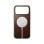 Capa Nomad Modern Leather Case couro castanho MagSafe Qi2 para iPhone 17 Pro Max