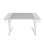 Mesa gaming Mars Gaming MGD-A120 120 cm fibra de carbono blanca y alfombrilla XXL