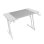 Mesa gaming Mars Gaming MGD-A120 120 cm fibra de carbono blanca y alfombrilla XXL