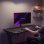 Mesa Gaming Mars Gaming 120 cm fibra de carbono y alfombrilla XXL
