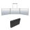 Miroir triptyque maquillage Dam Electronics LED rechargeable