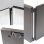 Miroir triptyque maquillage Dam Electronics LED rechargeable