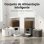 Dispensador Automático Welltin Comida y Agua 6L Fuente 2,5L WiFi Negro