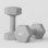 Halteres hexagonais Welltin 6 kg Cinzentos