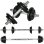 Haltère Welltin 2-en-1 avec barre, réglable, 20 kg