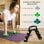 Kurzhantelset Welltin 1 kg 3 kg 5 kg mit Hexagonalständer Kettlebell-Funktion