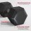 Halter Welltin Hexagonal Ferro Fundido 20 kg Antirrolamento
