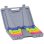 Halteres Welltin com mala - 4 pares 0,5 a 2 kg