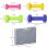Halteres Welltin com mala - 4 pares 0,5 a 2 kg