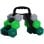 Set de halteres Welltin 3-5 kg hexagonales avec support convertible