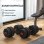 Haltère Welltin Ajustable 30 kg Convertible Barre 2 en 1 Antidérapant