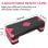 Step de Ejercicio Aeróbico Ajustable Welltin 3 Alturas 250 kg 68,5 cm Rosa
