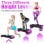 Escalón Fitness Stepper Ajustable Welltin 3 Niveles 250 Kg
