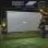 Pantalla Proyector HOMCOM 120" 16:9 Compatible 4K/8K Doble Trípode Plegable