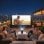 Pantalla Proyector HOMCOM 120" 16:9 Compatible 4K/8K Doble Trípode Plegable