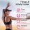 Bracelet d'activité Blackview R1 Bluetooth rose IP68, 24 modes sportifs