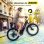 Bicicletta elettrica Eskute C202 250W 48V 17,5Ah Shimano 7v Pneumatici 26"