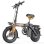 Bicicleta Eléctrica Toofly GS3 Plegable 250 W 48 V 15 Ah 14" Doble Suspensión