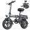 Bicicleta elétrica Toofly GE5 250W 48V 15Ah 14 polegadas dobrável