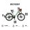 E-Bike Cysum X-city 250W 48V 10,4Ah Shimano 7 Gänge
