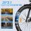 Bicicleta eletrica ZAZAWORK C28 Branco 7 velocidades
